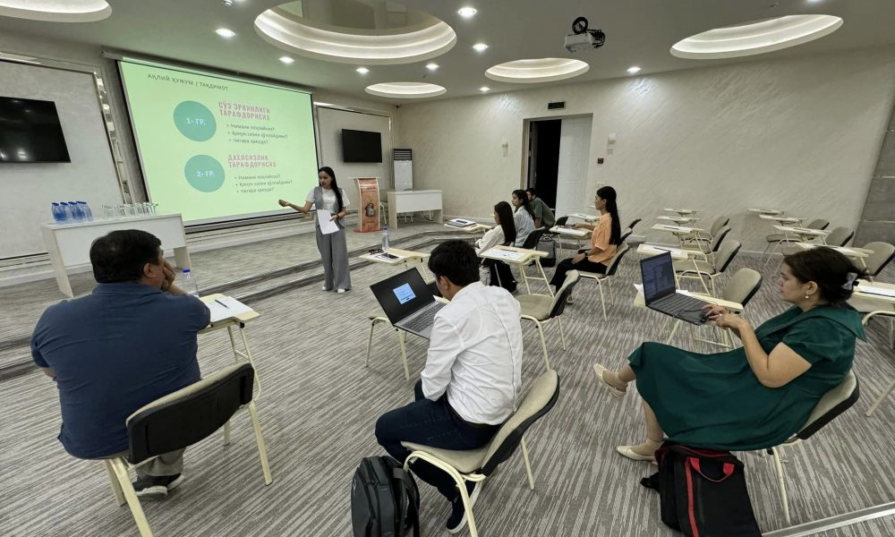 The next seminar-training took place in Tashkent