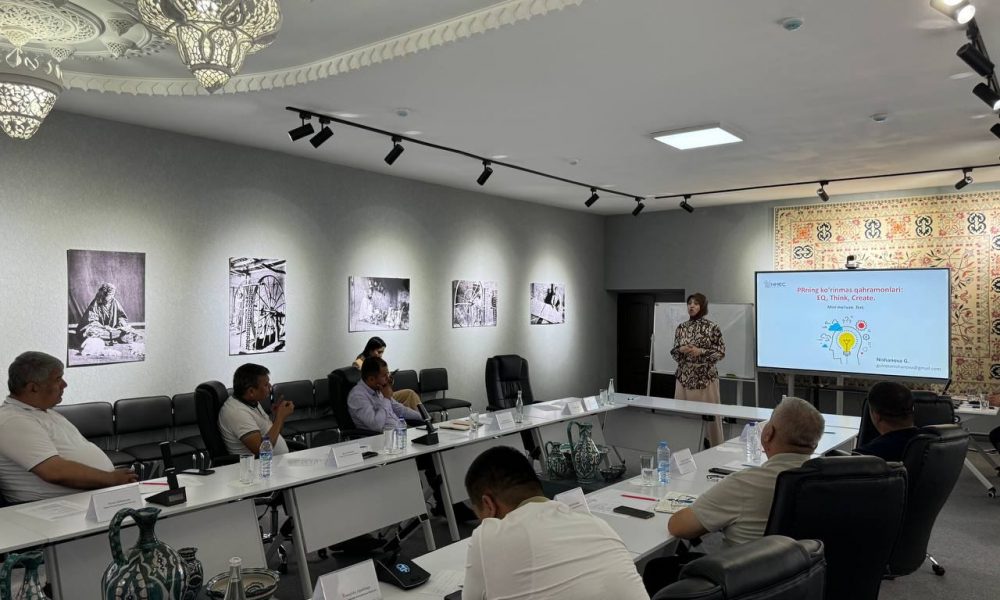 “Axborot xizmati faoliyatida zamonaviy tendensiyalar: raqamli texnologiyalar, PR instrumentlar va sun’iy aql” mavzusidagi seminar-trening
